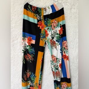 Melissa Paige Multicolor Floral Pants